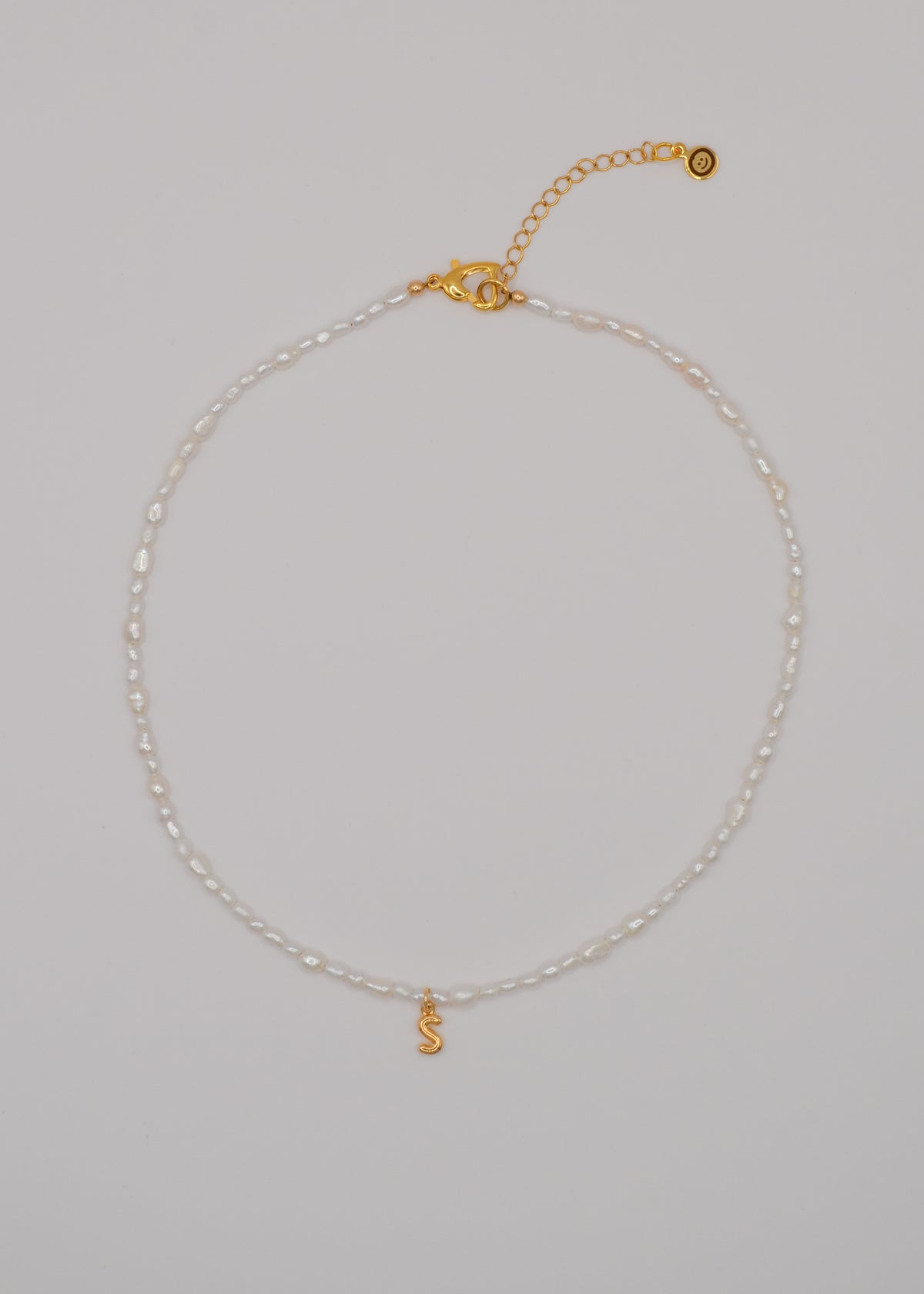 Pearly Initial Necklace