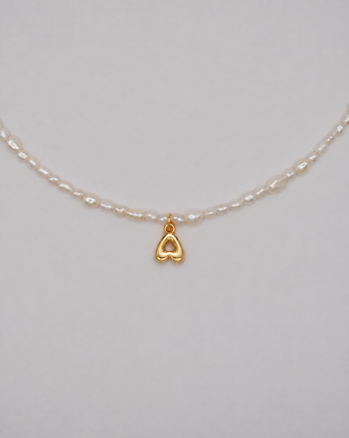 Pearly Initial Necklace