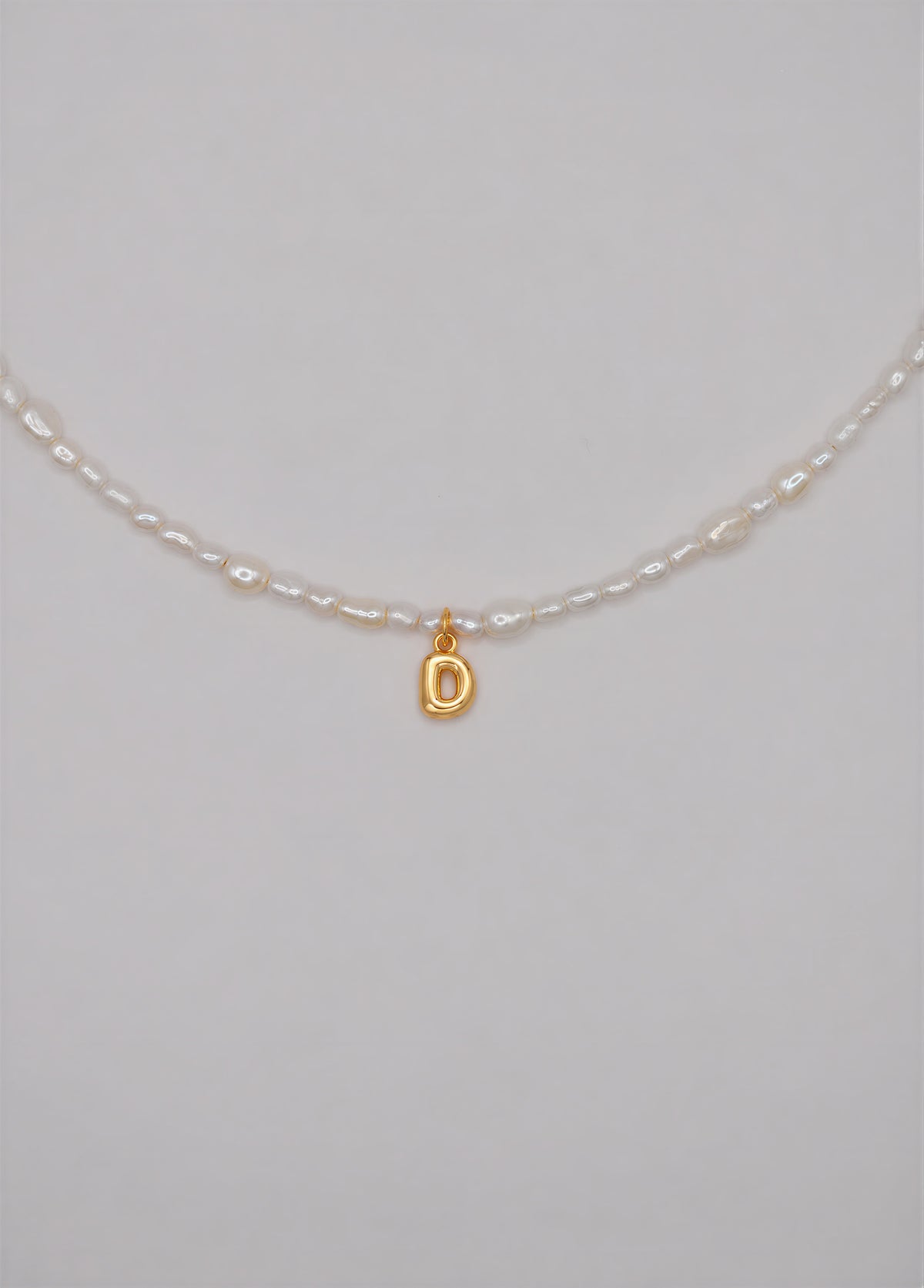 Pearly Initial Necklace