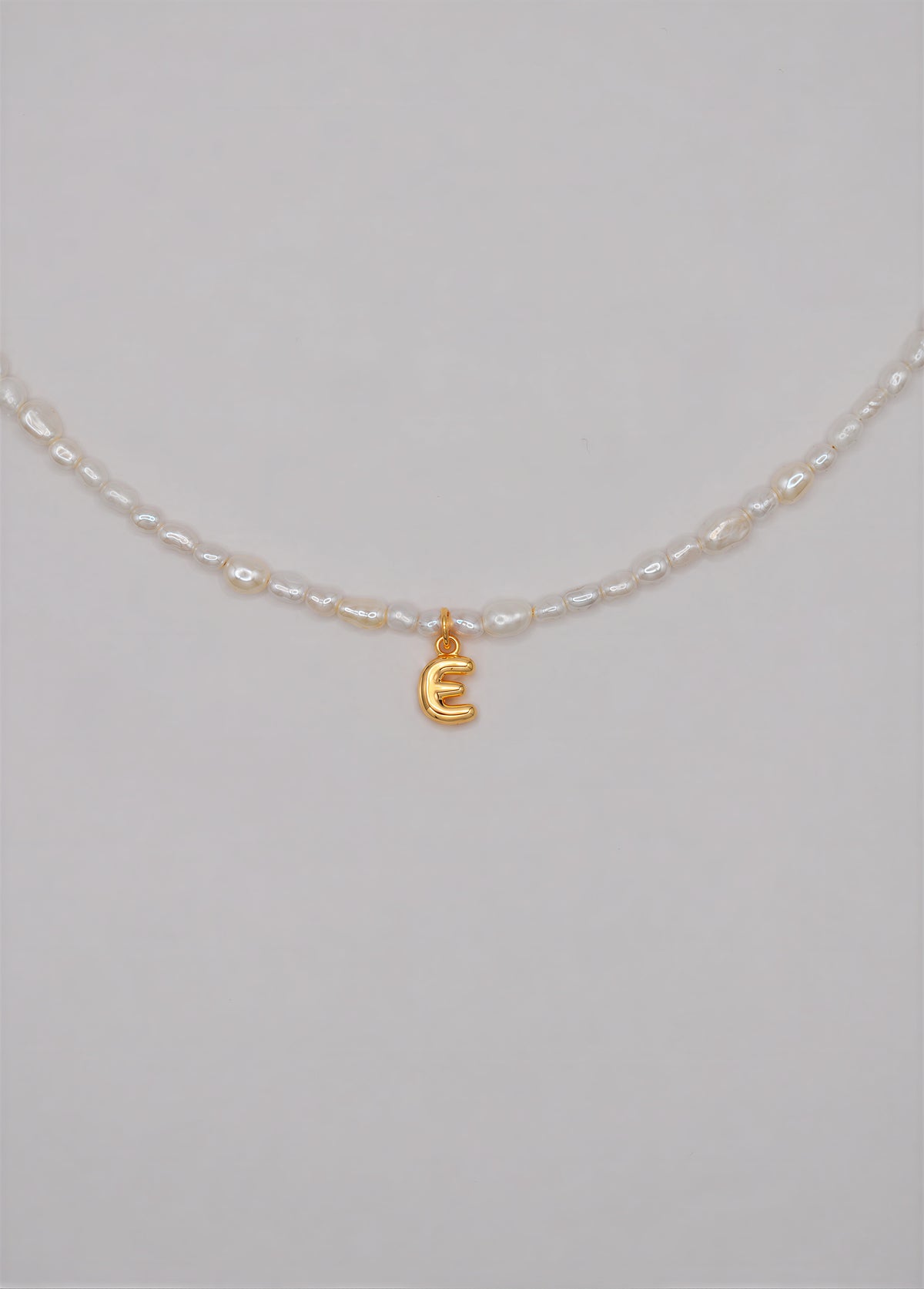 Pearly Initial Necklace