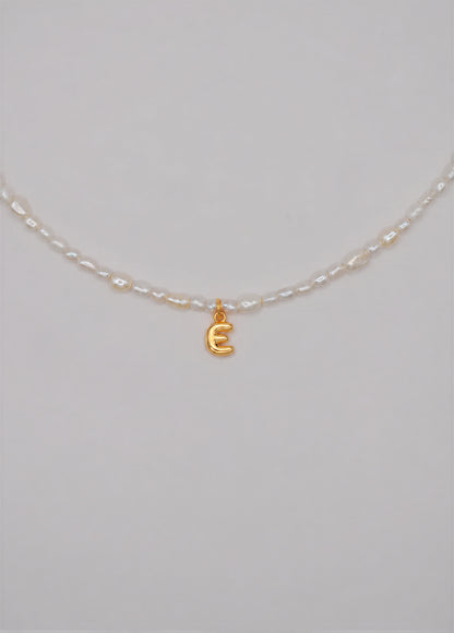 Pearly Initial Necklace