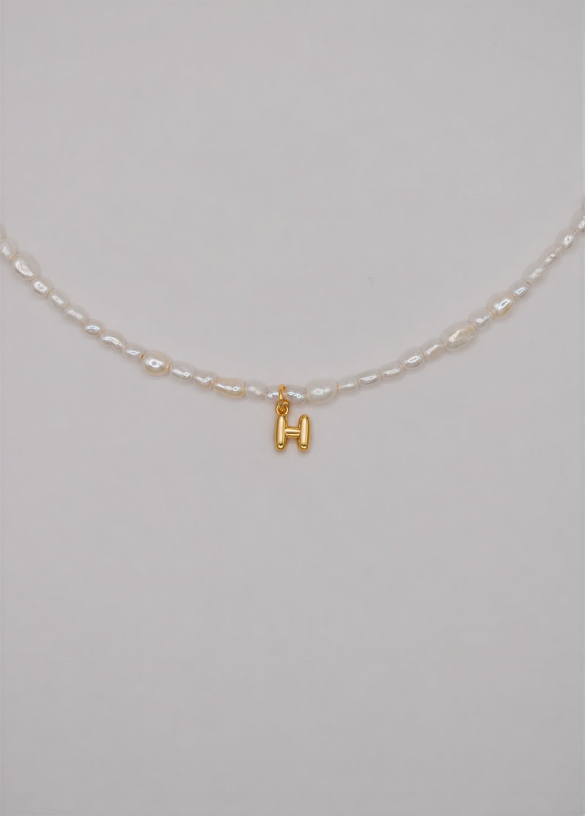 Pearly Initial Necklace