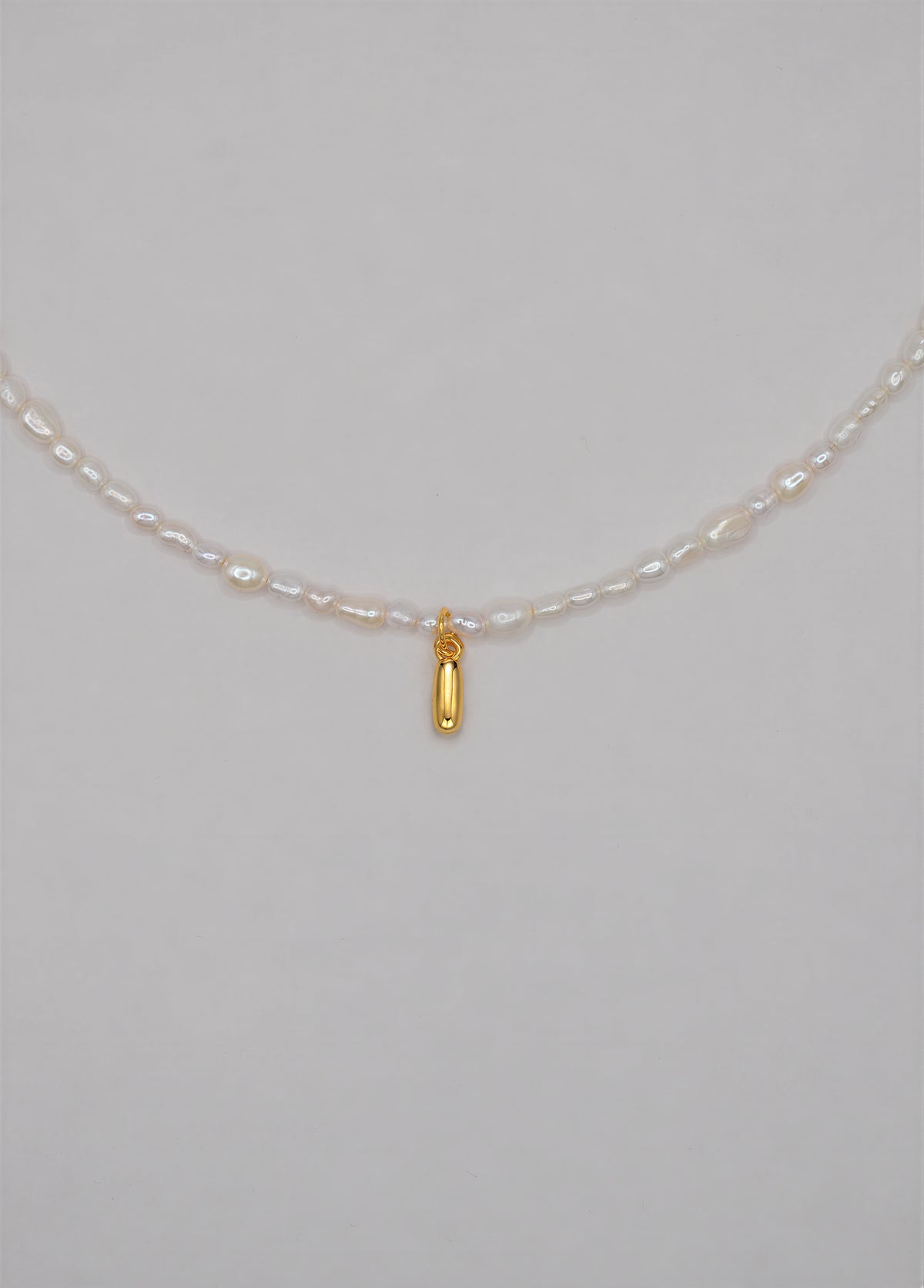 Pearly Initial Necklace