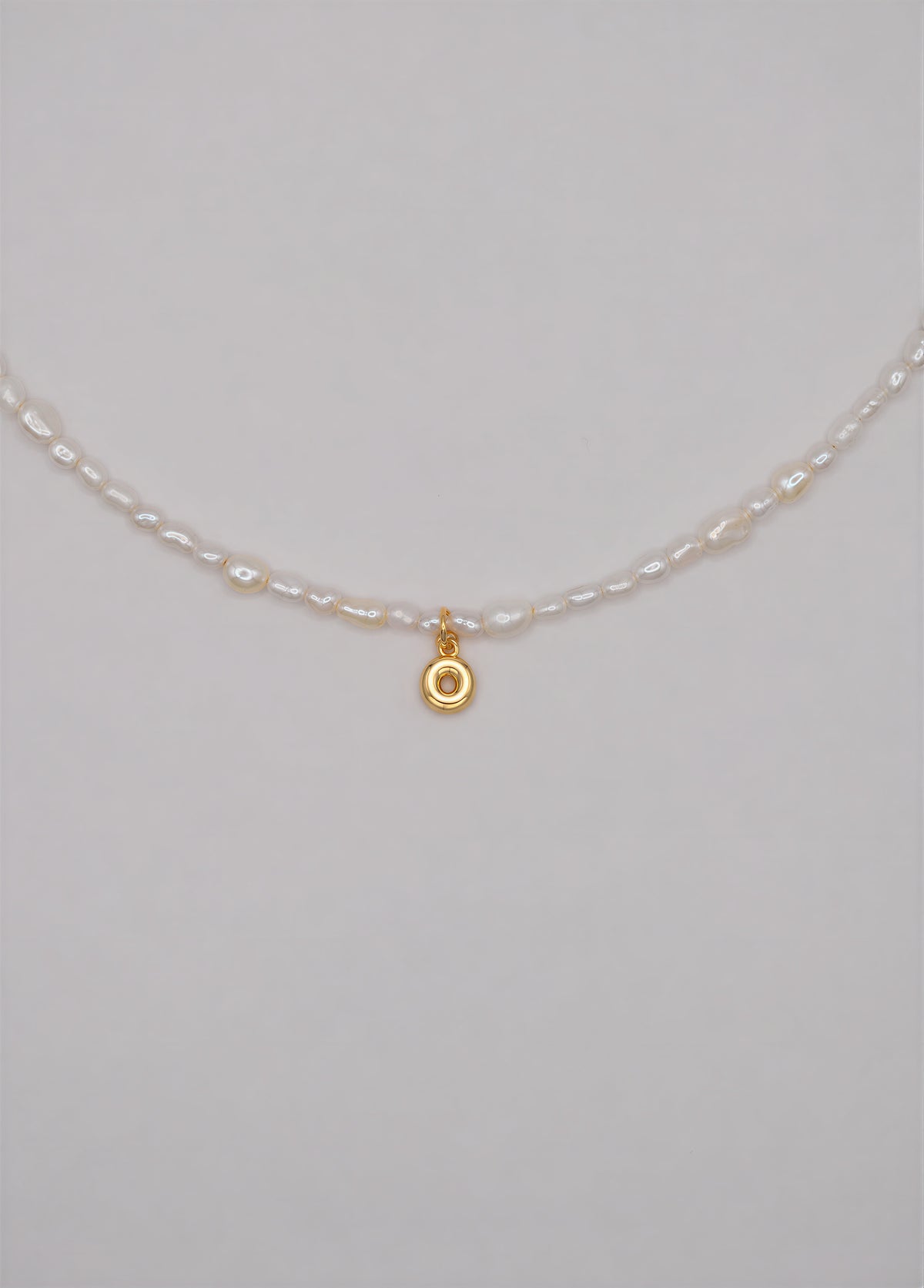 Pearly Initial Necklace