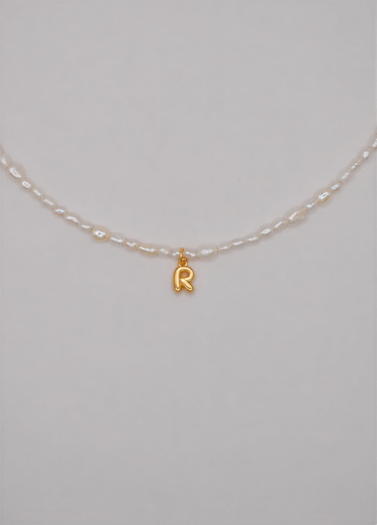 Pearly Initial Necklace