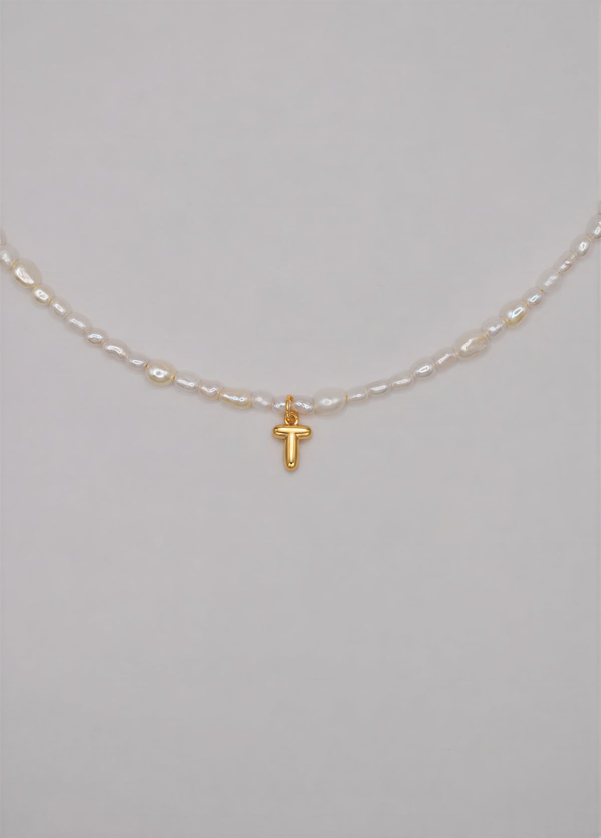 Pearly Initial Necklace