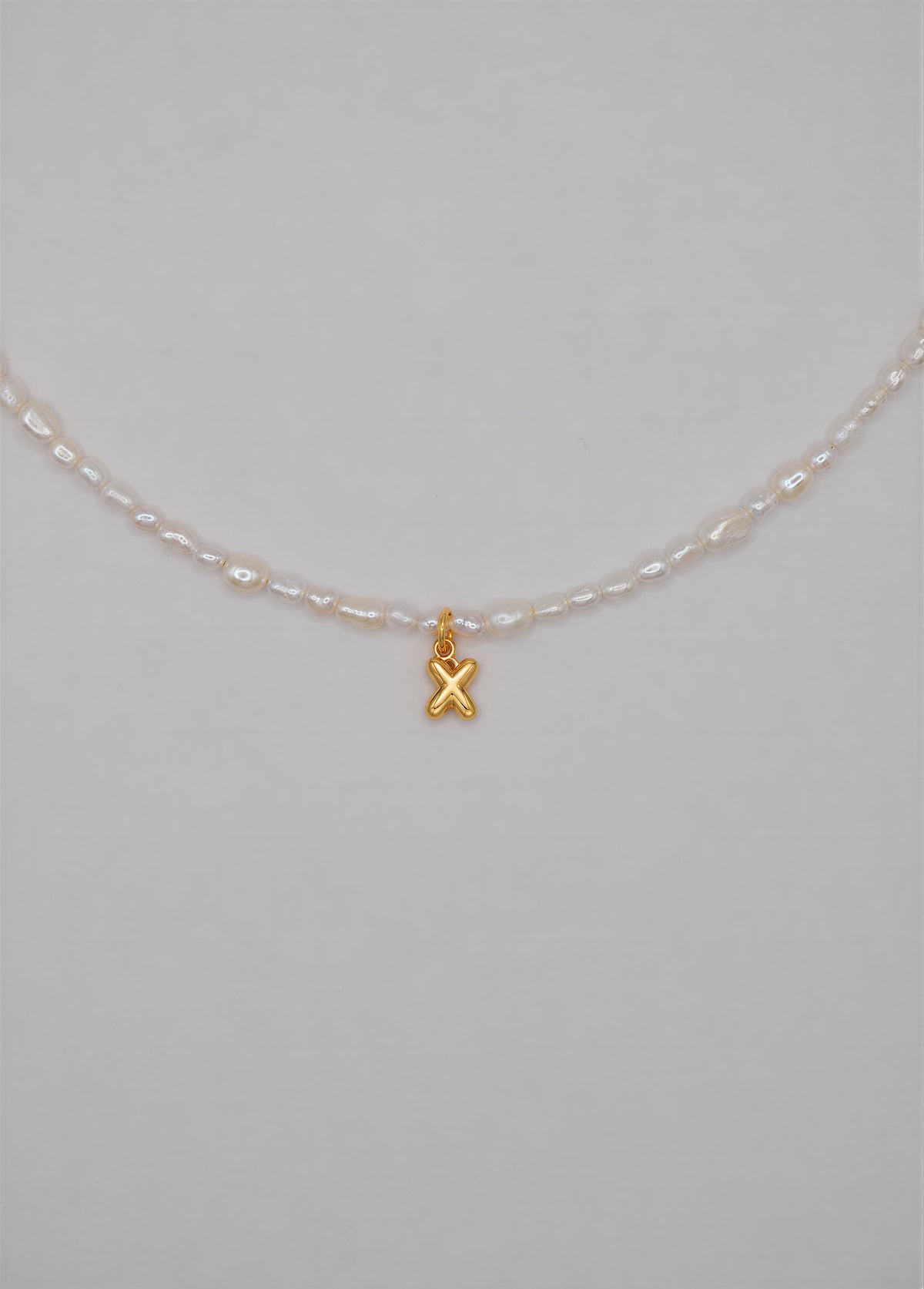 Pearly Initial Necklace