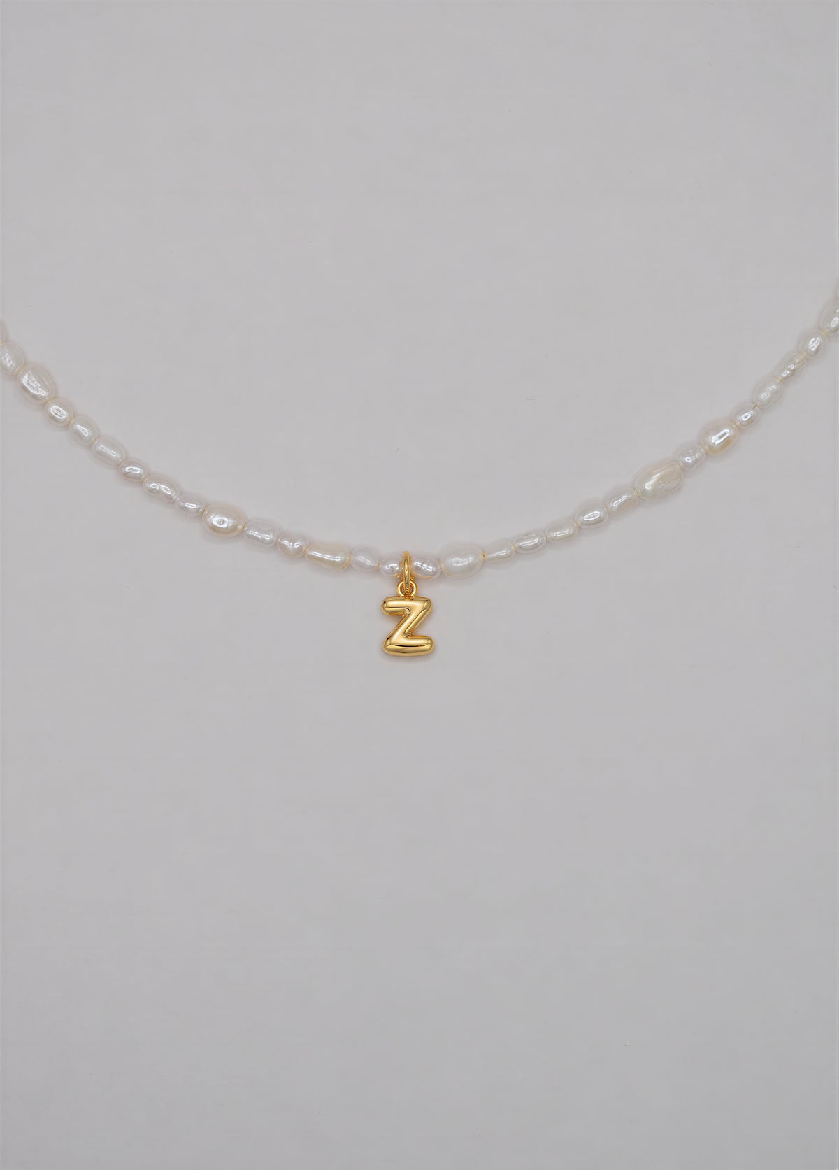 Pearly Initial Necklace