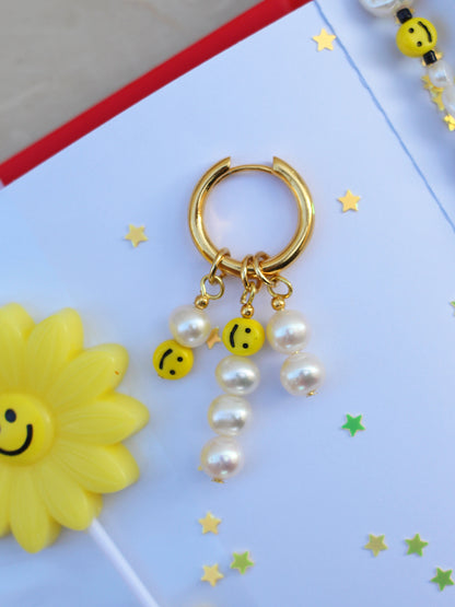 Mr. Happy Turns 1 Earrings